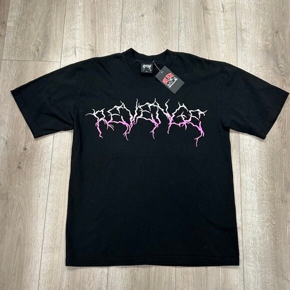 Revenge Lightning Anarchy T-shirt Tee Size Medium M Pre Owned - Picture 1 of 5